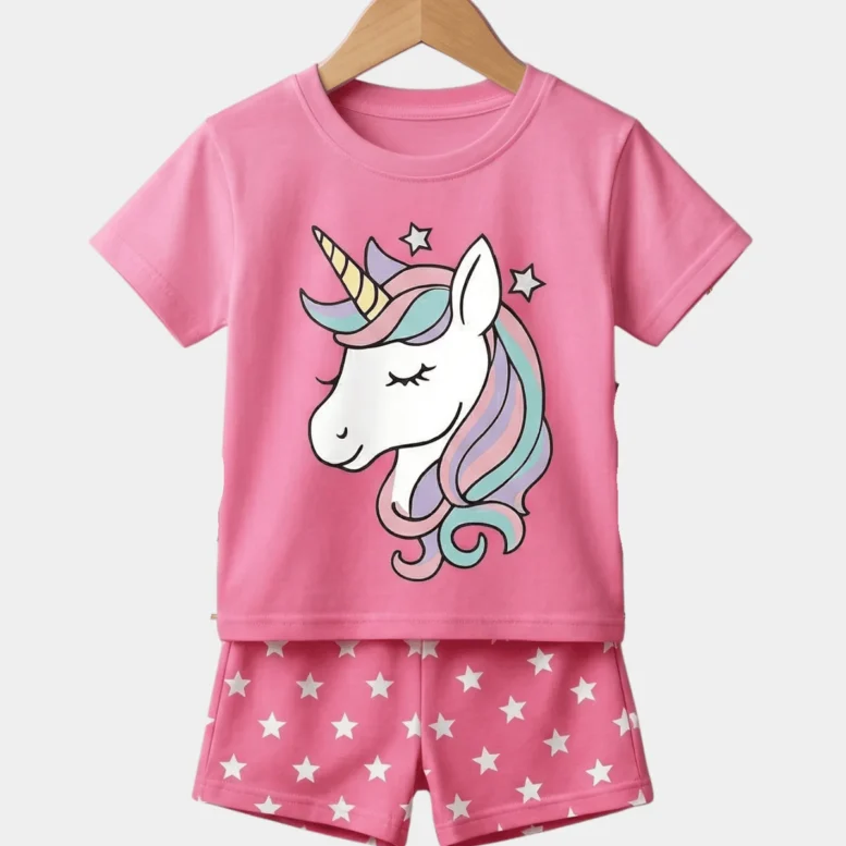 Cat Love T-Shirt & Shorts Set